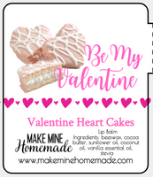 Valentine's Heart Cake Lip Balm